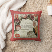 Oude Tuin  Bloemen Tulp Roos Hellebore Kussen (Deken)