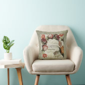 Oude Tuin  Bloemen Tulp Roos Hellebore Kussen (Stoel)