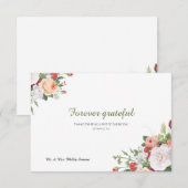 Oude Tuin Bloemrijke Dankkaart Kaart (Voorkant / Achterkant)