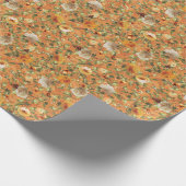 Oude Tuin Sinaasappel Patroon Wrapping Papier (Hoek)