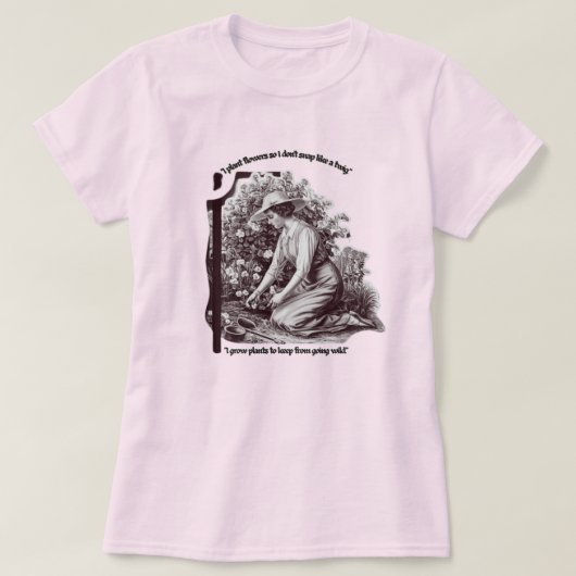 Oude tuinman T-shirt ontwerp (Design voorkant)