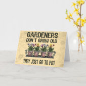 Oude tuinmannen kaart (Gele Bloem)