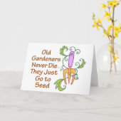 Oude tuinmannen kaart (Gele Bloem)