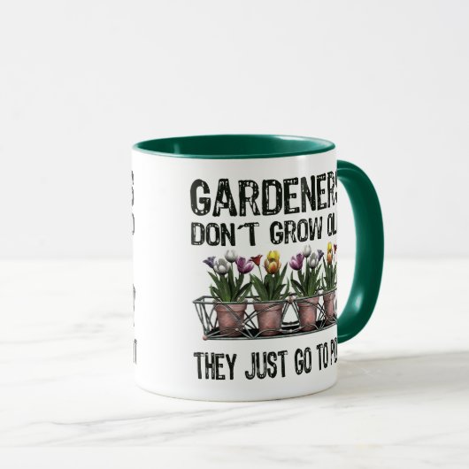 Oude tuinmannen mok (Voorkant rechts)