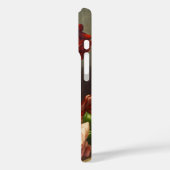 Oude tuinrozen in een glazen vaas Case-Mate iPhone case (Achterkant / Links)