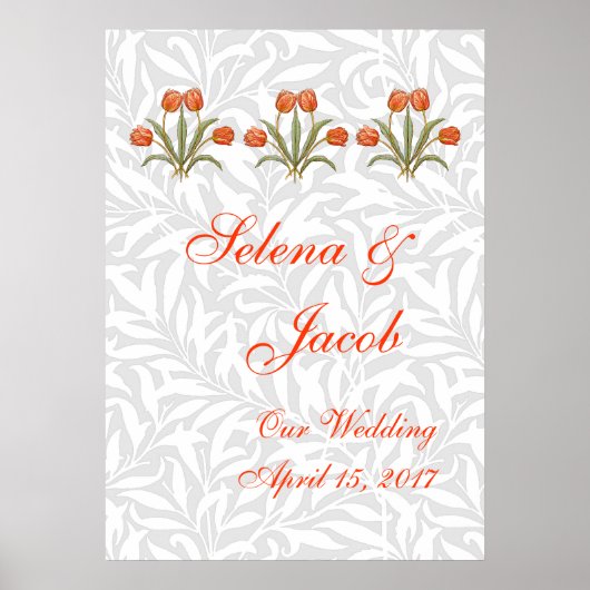 Oude Tulp Morris Schilderijencollectie Poster (Voorkant)