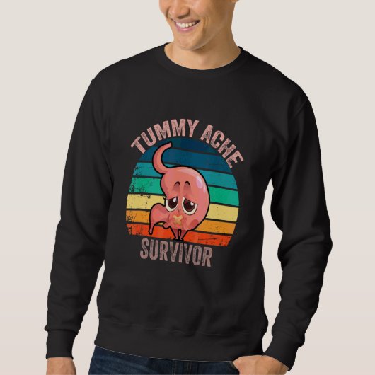 Oude Tummy Ache Survivor 12 Trui (Voorkant)