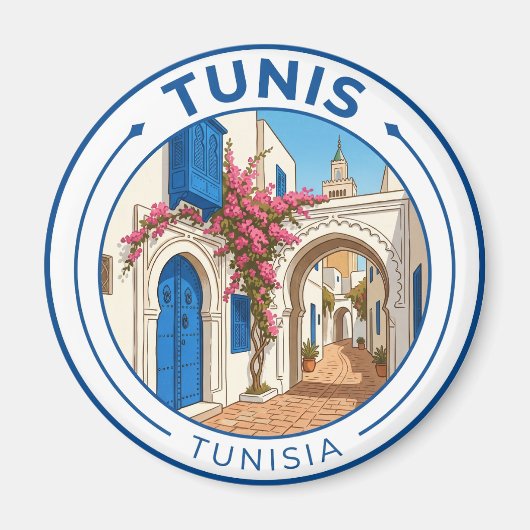 Oude Tunesië Tunesië Magneet (Voorkant)