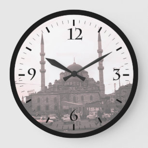 Oude Turkije Istanbul De Yeni Camii moskee Horloge Grote Klok