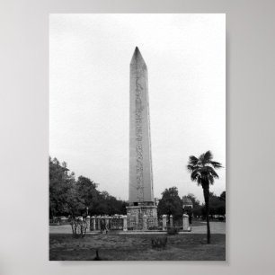 Oude Turkije Istanbul Obelisk van Theodosius Poster