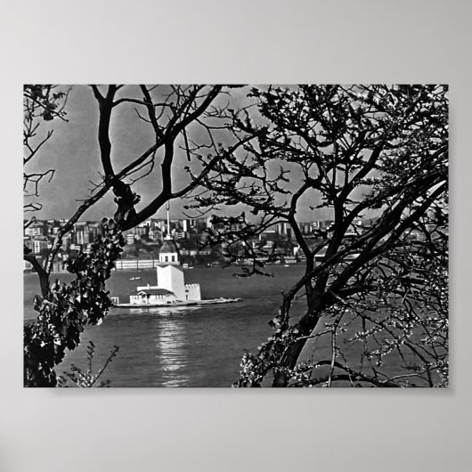 Oude Turkije Istanbul stadsgezicht Poster (Voorkant)