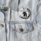 Oude Turkije Istanbul Topkapi paleispoort Postca Ronde Button 5,7 Cm (In situ)
