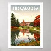 Oude Tuscaloosa Alabama Poster (Voorkant)