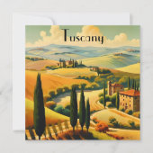 Oude Tuscane Platteland Aangepaste Tekst (Voorkant)