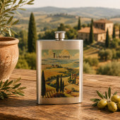 Oude Tuscane Platteland Aangepaste Tekst Flacon