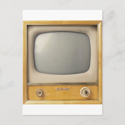 Oude tv briefkaart (Voorkant)