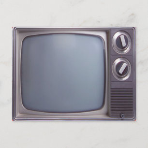 Oude tv briefkaart