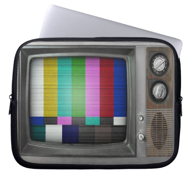 Oude tv laptop sleeve (Voorkant)