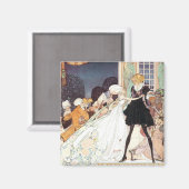 Oude 'Twaalf Dansende Prinsessen' van Kay Nielsen Magneet (Voorkant / Achterkant)