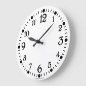 Oude typemachine retro wandklok (Hoek)