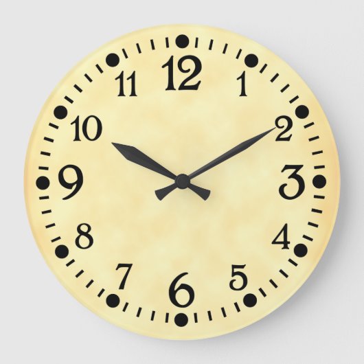 Oude typemachine retro wandklok (Voorkant)