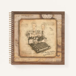 Oude  Typewriter. Auteur / Schrijver Gift Notitieboek