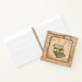 Oude  Typewriter. Auteur / Schrijver Gift Notitieboek (Binnen)