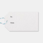 Oude Typewriter Keys Aangepaste Gift Labels Cadeaulabel (Achterkant Horizontaal)