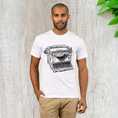 Oude Typewriter Mannen T-shirt