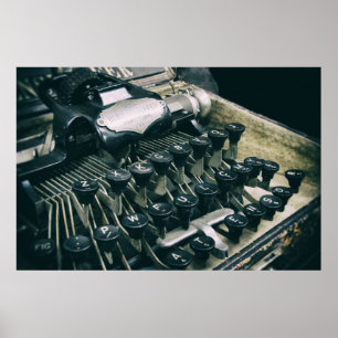 OUDE TYPEWRITER POSTER