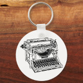 Oude Typewriter Sleutelhanger