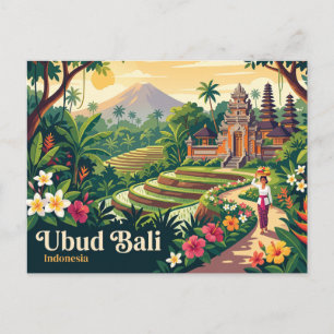 Oude Ubud Bali Indonesië Briefkaart