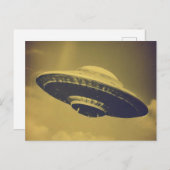 oude ufo foto briefkaart (Voorkant / Achterkant)