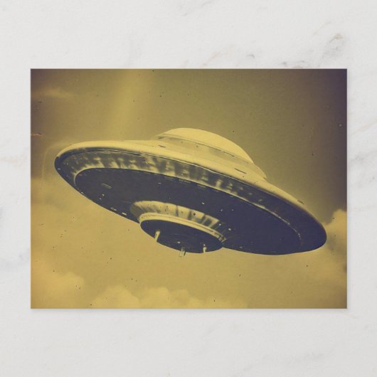 oude ufo foto briefkaart (Voorkant)