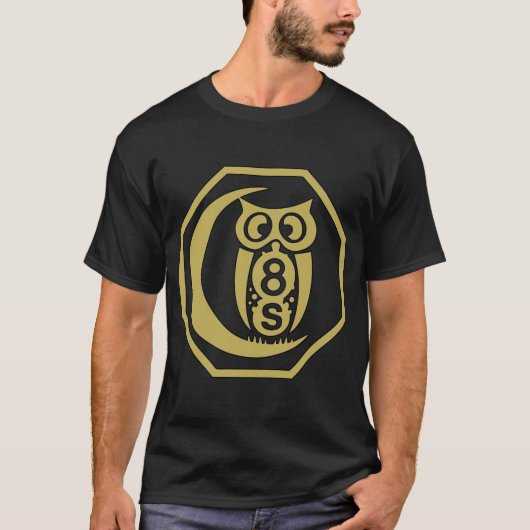 Oude Uil Gouden Kuif T-shirt (Voorkant)