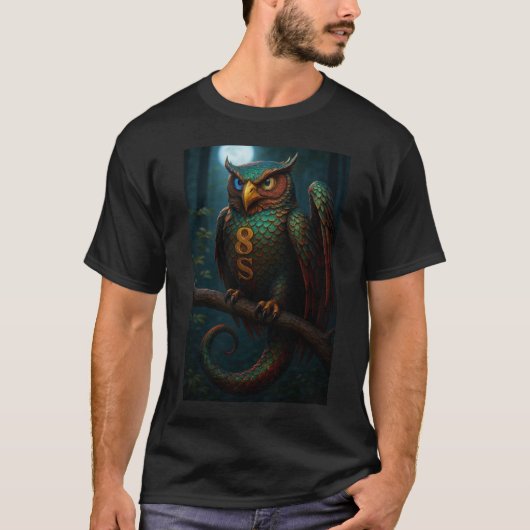 Oude Uil Gouden Kuif T-shirt (Voorkant)
