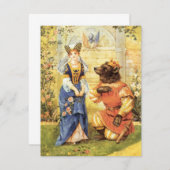 Oude uitgave Sneeuwwitje en de Schone en het Beest Kaart (Voorkant / Achterkant)