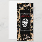 Oude uitnodiging voor Halloween - Verkleidingsfees (Voorkant / Achterkant)