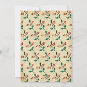 Oude uitnodiging voor Holly Kerstfeest (Achterkant)