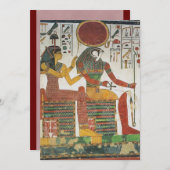 Oude uitvindingen van het Egyptische Horus Kaart (Voorkant / Achterkant)