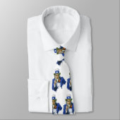 Oude Uncle Sam met sterrenhoed en geweer in patrio Stropdas (Gebonden)