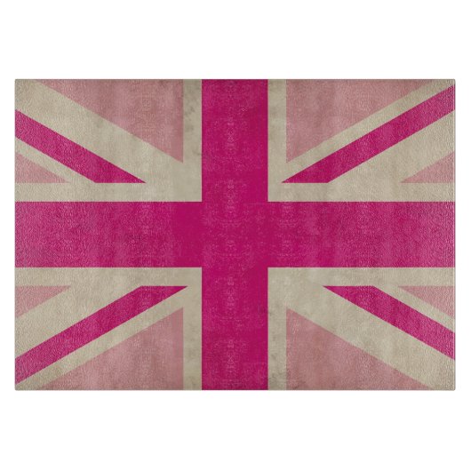 Oude Uniefact Flag Glass Cutting Board Snijplank (Voorkant)