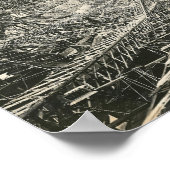 Oude USS Shenandoah-luchtshipbouwposter Poster (Hoek)