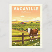 Oude Vacaville Californië Briefkaart (Voorkant)