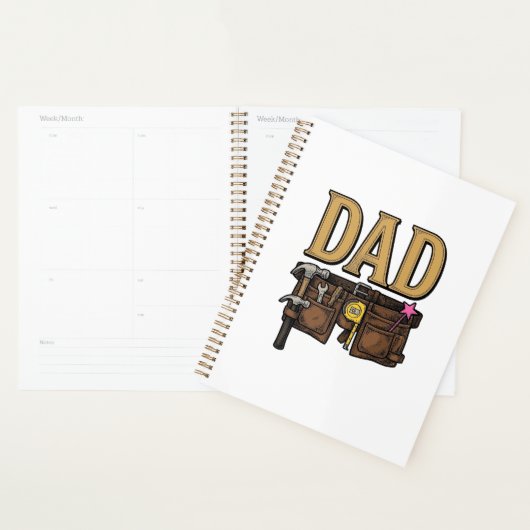 Oude Vader Gereedschap Riem Vaderdag Planner (Display)