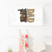 Oude Vader Gereedschap Riem Vaderdag Spandoek (Insitu)