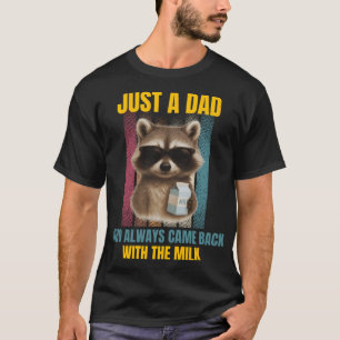 Oude Vader Grappen Moppige Vader Wasbeer grappig T-shirt