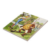 Oude vader William van Alice in Wonderland Tegeltje (Zijkant)
