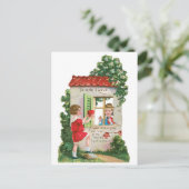 Oude Valentijn Feestdagenkaart (Staand voorkant)