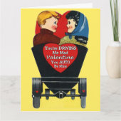 Oude Valentijn, je maakt me gek Valentijn Kaart (Voorkant)